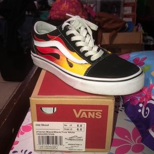 Flame Old Skool Vans